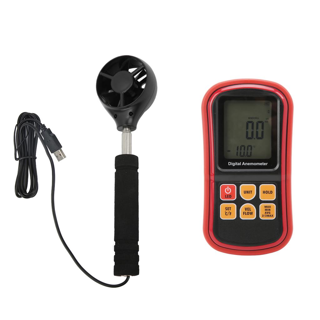 8909 High Accuracy Wind Speed Tester Handhled Digital Anemometer for Sailing Fishing Hiking