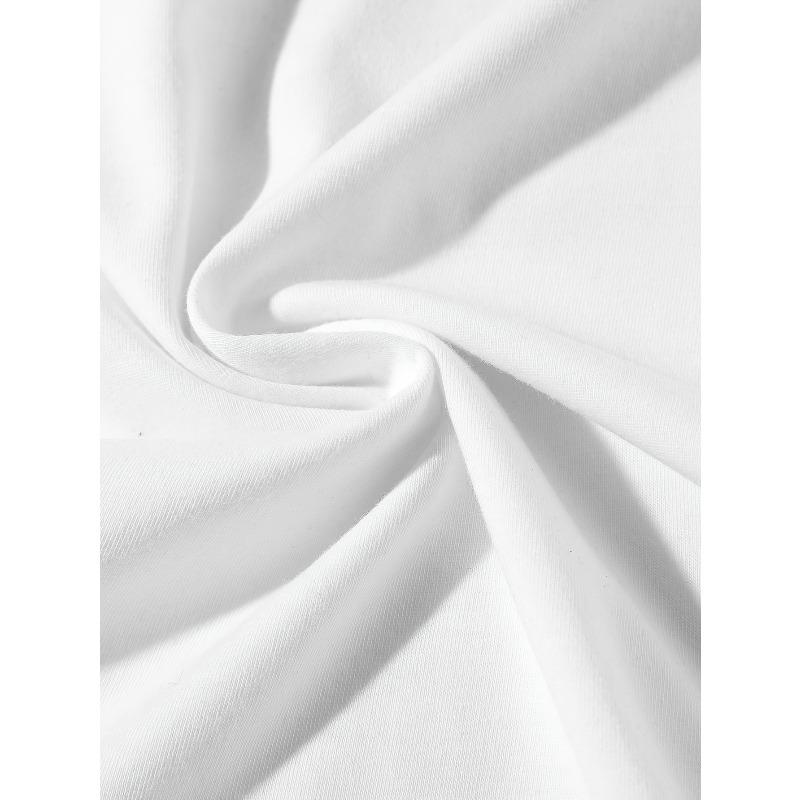 European Sizes Men'S Streetwear Graphic T-Shirt - "Standards" Design with Wolf & Skull Print, Loose Fit Round Neck Tee