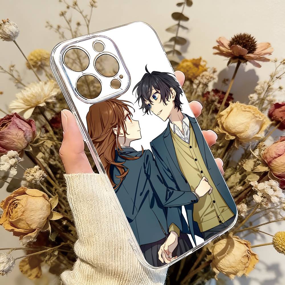 

Horimiya Phone Case Transparent Silicone Soft For iPhone 17 16 15 14 13 12 11 Mini Pro Max Plus iPhone16pro