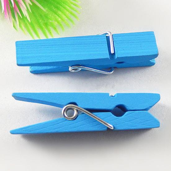 20 Adet Çok Renkli Ahşap Clothespins Ahşap Çamaşırhane Clothespins Kağıt Craft Klip