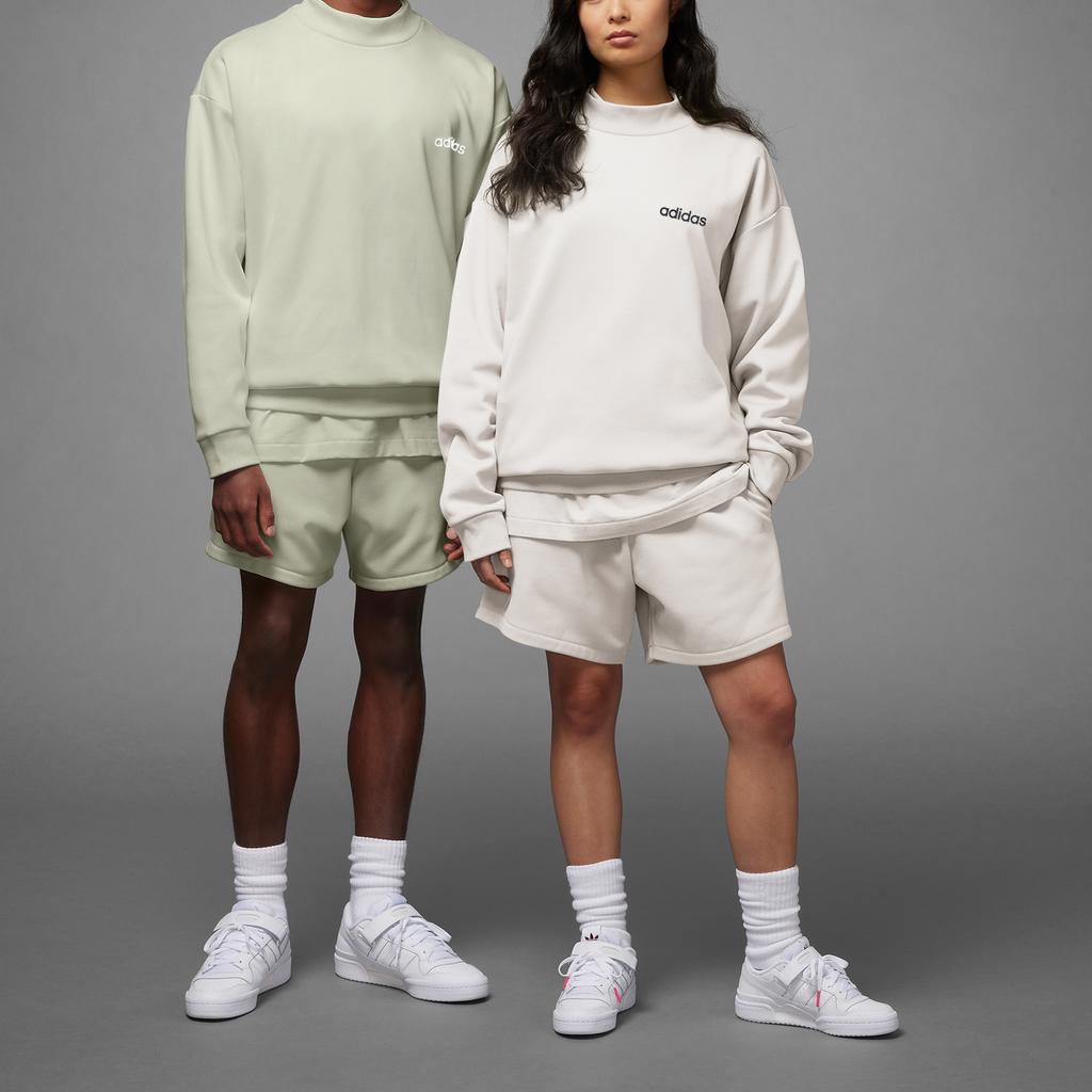 Adidas Originals Trefoil Chapter 1 Basketball Sweat Crew Neck Sweater Unisex Tops White IA3436