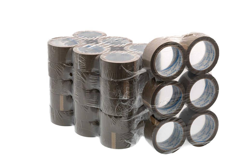 Smart brown packing tape, width 48 mm, length 50 m, 6 pcs.