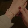 Temperament Fashion Chain Good Luck Hand Chain Pearl Pendant Korean Style Bracelet Women Bracelet