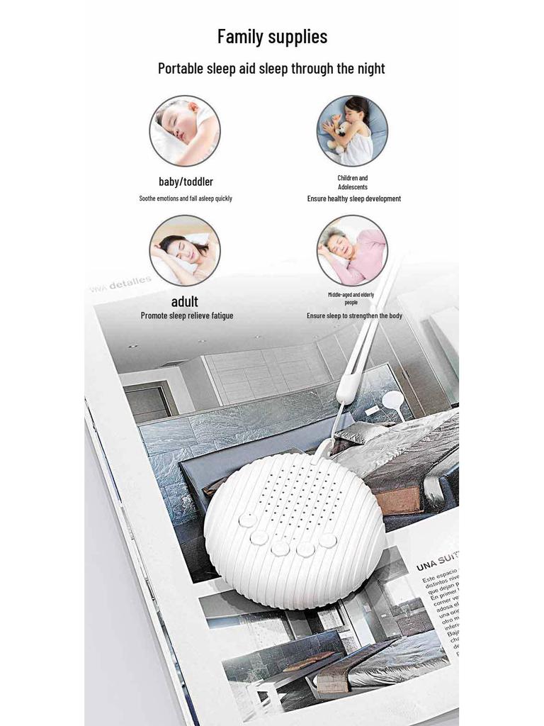 Baby Soothing Sleep Aid - White Noise & Music for Calming Crying Infants