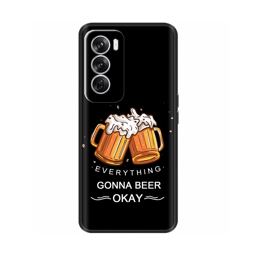 Silicone Case For OPPO Reno 12 Phone Cases Lovely Cat Cover Reno12 5G Soft Liquid Silicon Back Cover For OPPO Reno 12 Pro 5G