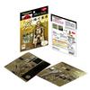 Tenyo Metallic Nano Puzzle Multicolor Series Tokugawa Ieyasu Armor Gusoku Stainless Steel No Adhesive Laser Craft 3D Samurai Armor - (Kindami