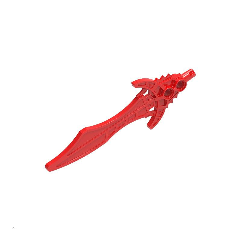 

Non-Toxic Moc 1Pcs 47459W Medieval Knight Bending Sword Building Blocks Kit Part Bricks Arms Assemble Particle Children Birthday Gifts