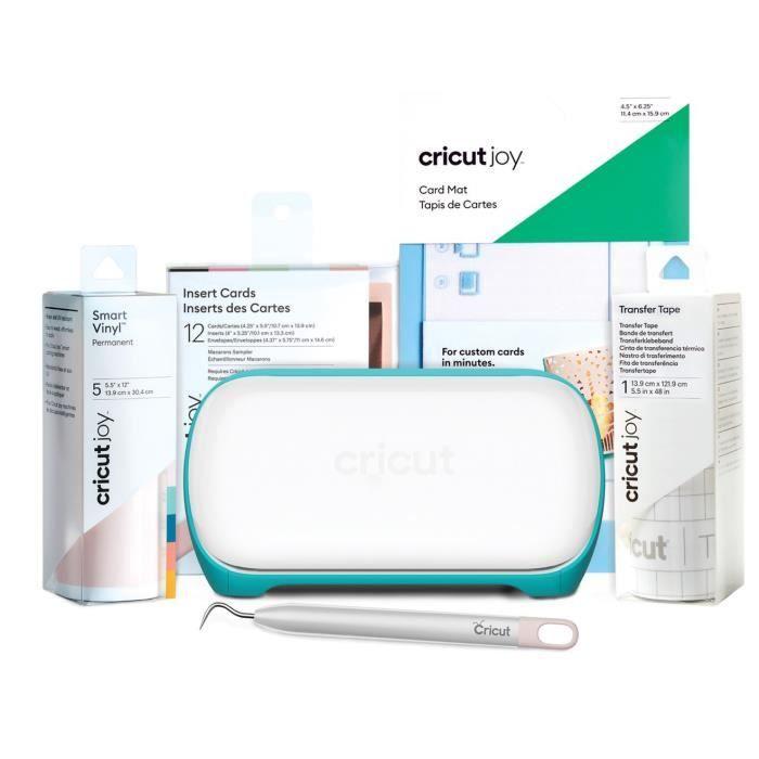 Traceur de découpe - CRICUT - Joy - Starter Bundle - Bluetooth - 50 matériaux compatibles
