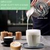 Milk Frother Mixer Rechargeable Handheld for Coffee with 2 Whisks,USB Electric Hand Blender Stick,3 Speed Frother Wand-B
