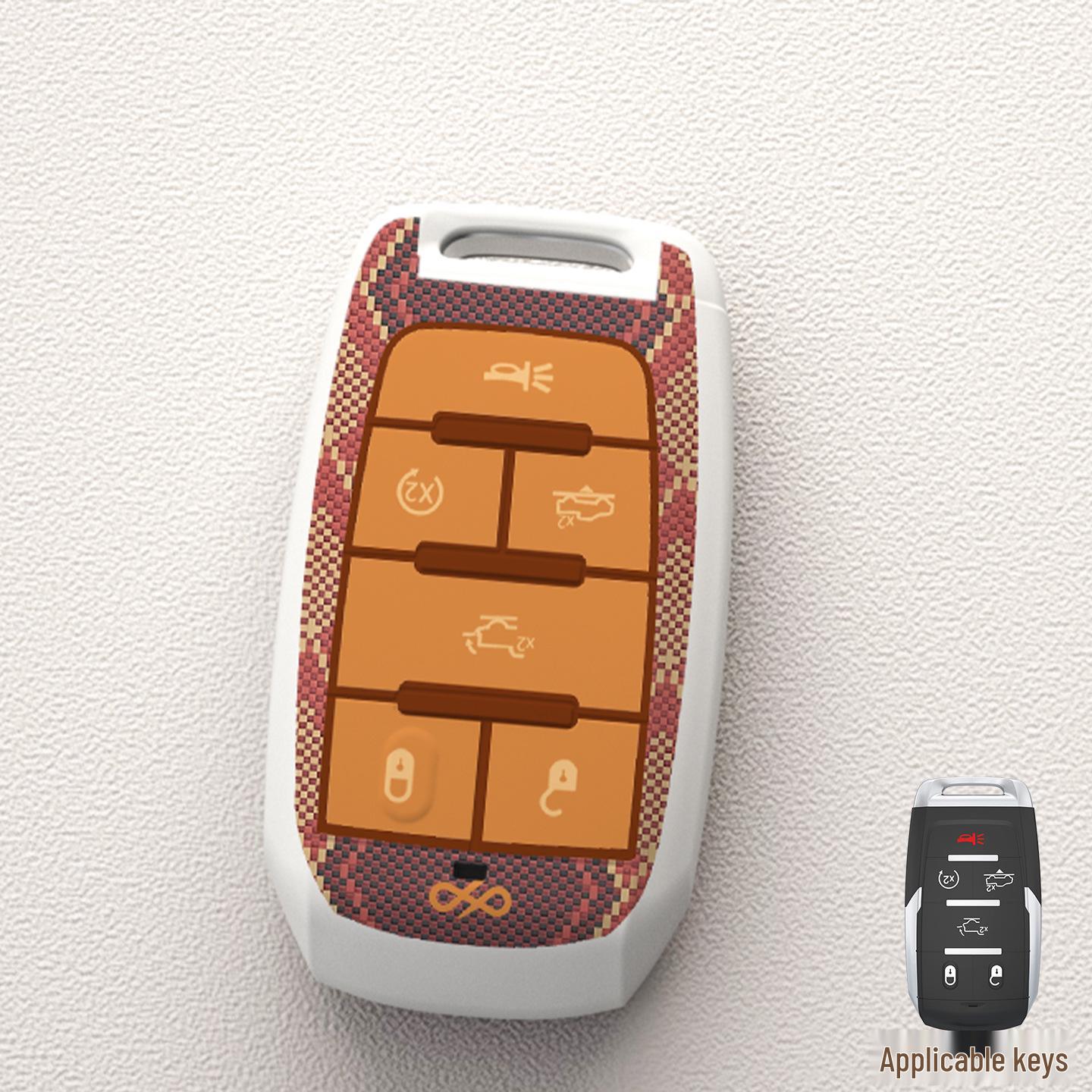 

Protective Key Case for Jeep Compass, Renegade, Grand Commander, and Cherokee