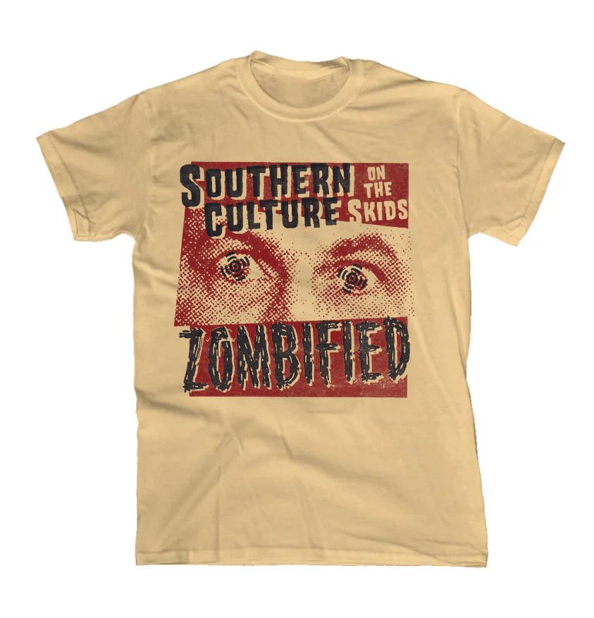 Футболка Southern Culture On The Skids Zombified Полный размер от S до 5XL MD1284 Унисекс Футболка XXXL
