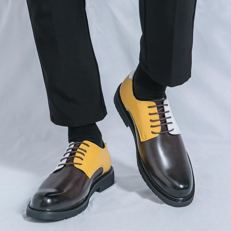 Men Oxfords Dress Brogues Derbys Formal Business Leather Shoes Tuxedo Wedding Shoes Plus Size