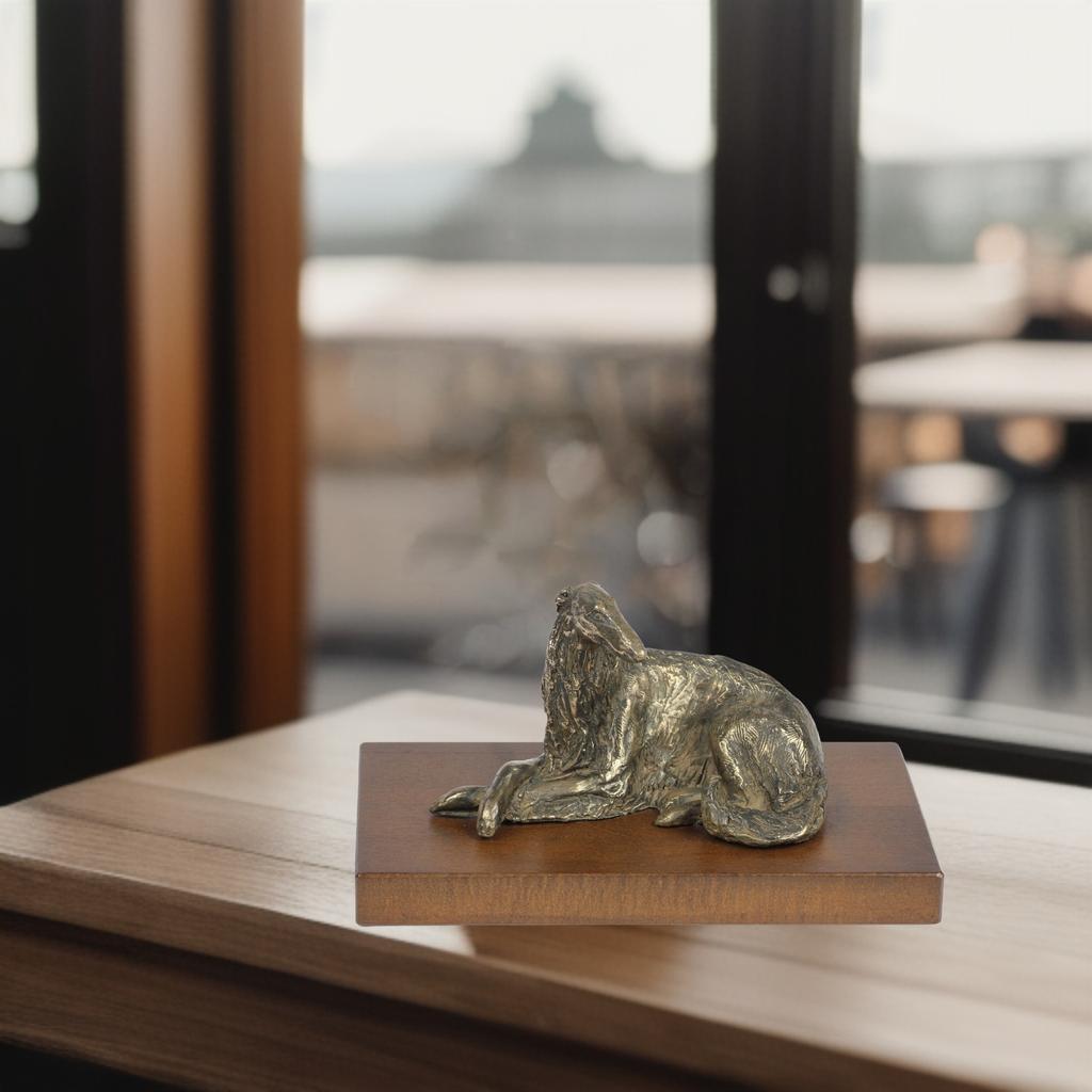 Borzoi, Russian Hunting Sighthound, Russian Wolfhound I - dog statue, figurine for office, trophy for dog show by Art-Dog brand