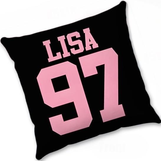 Blackpink Anime Printed Removable Washable Pillows Cushions