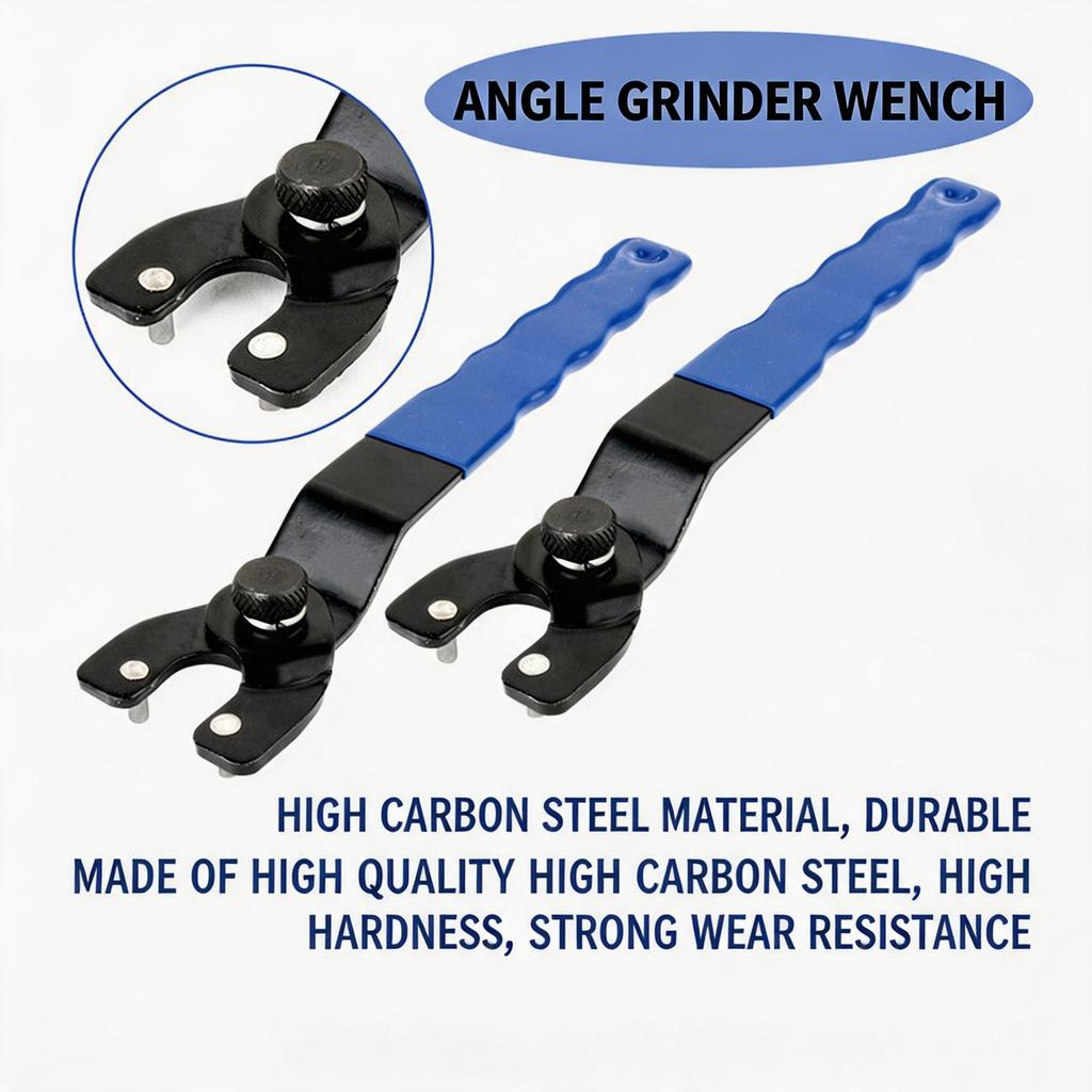 Adjustable Angle Grinder Wrench - Plastic Key Lock Tool for Precision Repair, Handheld Household and Power Tool Accessories