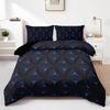 Fashion Blue Argyle Print Duvet Cover Set Soft And Skin-friendly Bedding Set For Bedroom Guest Room
