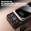 ABS PC Battery Storage Case With LED Light Digital Display DIY Charging Components Excluding Battery For Mobile Phones