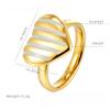 French Oil Drop Line Love Ring Women's Light Luxury High-end Titanium Steel Ring Cold Wind Exquisite Plain Ring Jewelry Tide