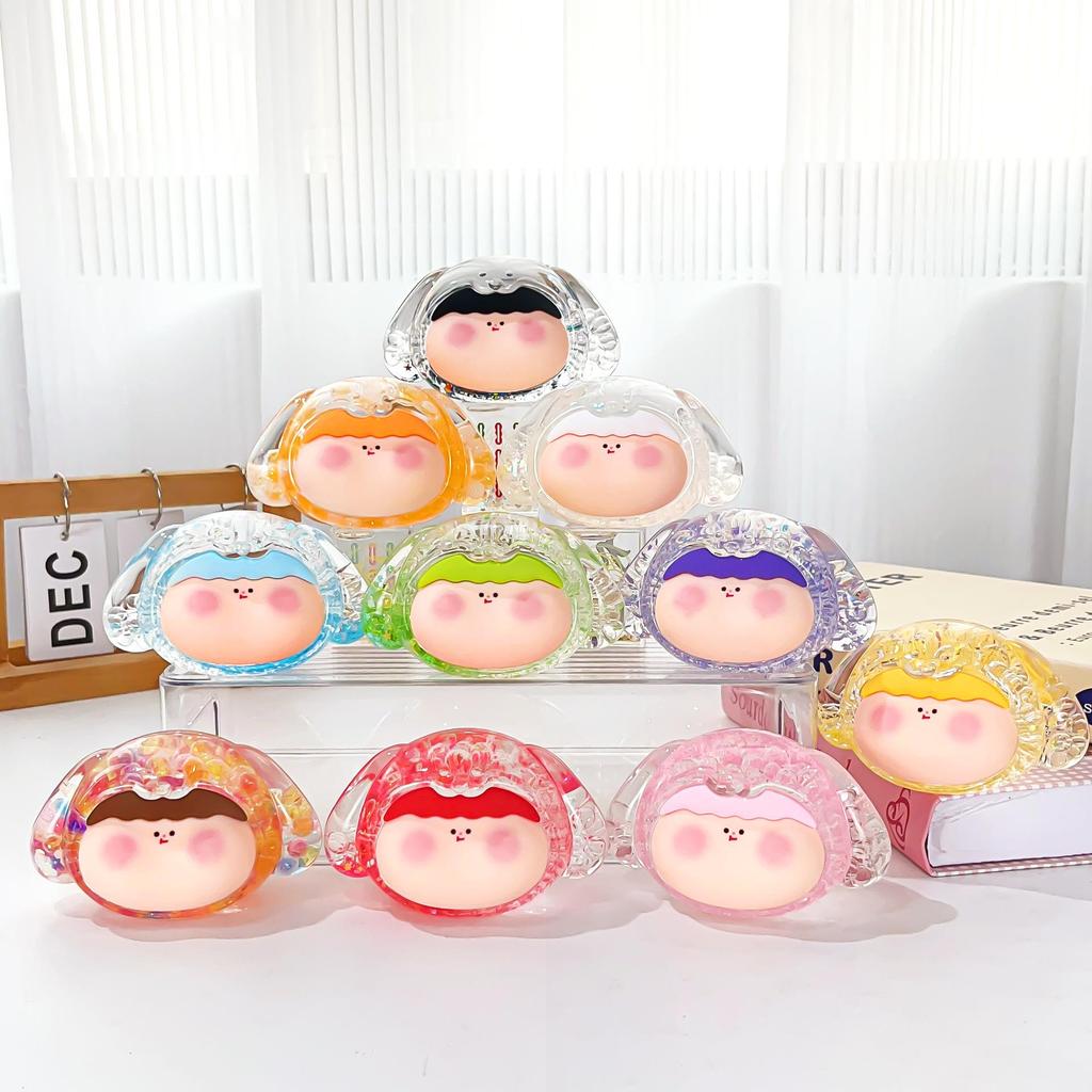 Douyin Style Lilith Dog Head Cartoon Glitter Ornaments Blind Box