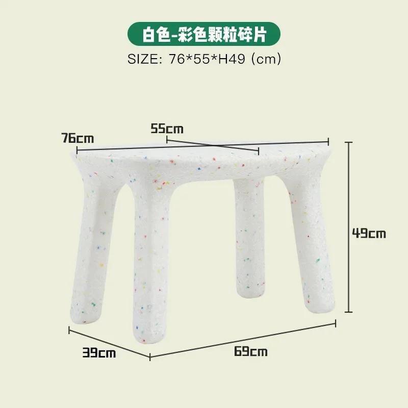 

Детский учебный стол Nordic, пластиковый, для детского сада, симпатичный строительный блок, детский учебный стол, стол для спальни, дропшиппинг белый