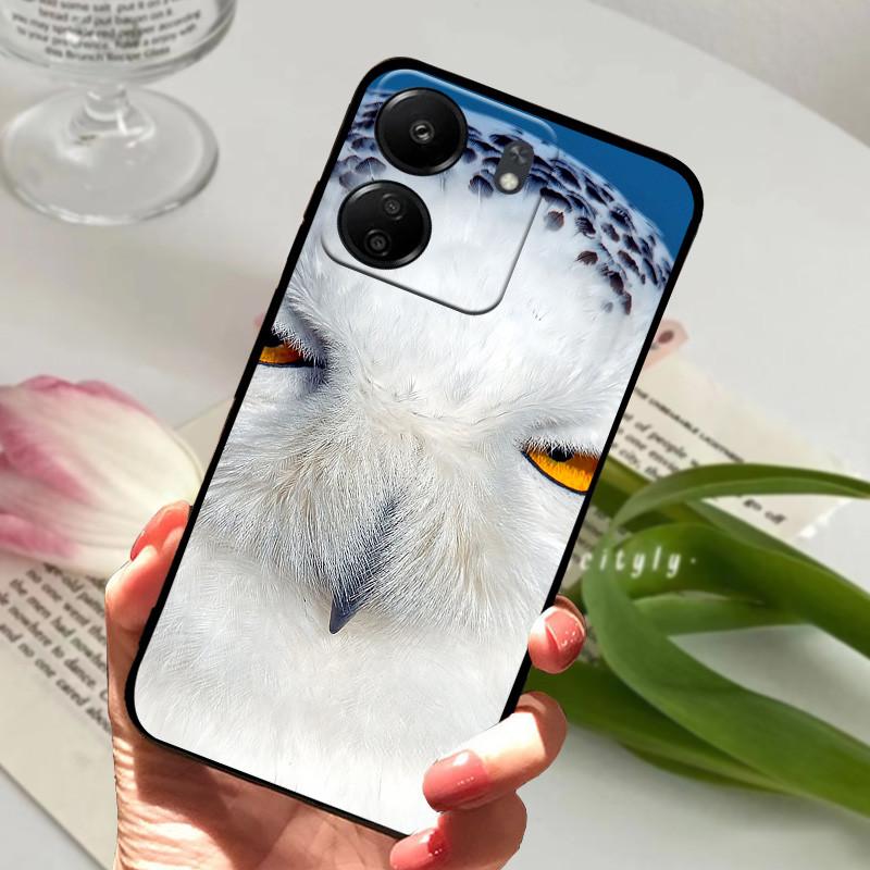 Cute Cartoon Soft Case For Redmi 13C 13 4G 5G Silicone TPU Phone Cover For Xiaomi Redmi 13R Phone Protective Fundas Capa Cases