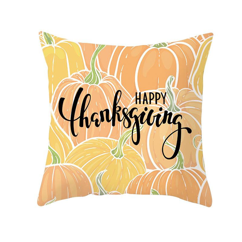 New Thanksgiving Pillow Case Thanksgiving Pumpkin Dwarf Home Festival Decoration Cushion Case