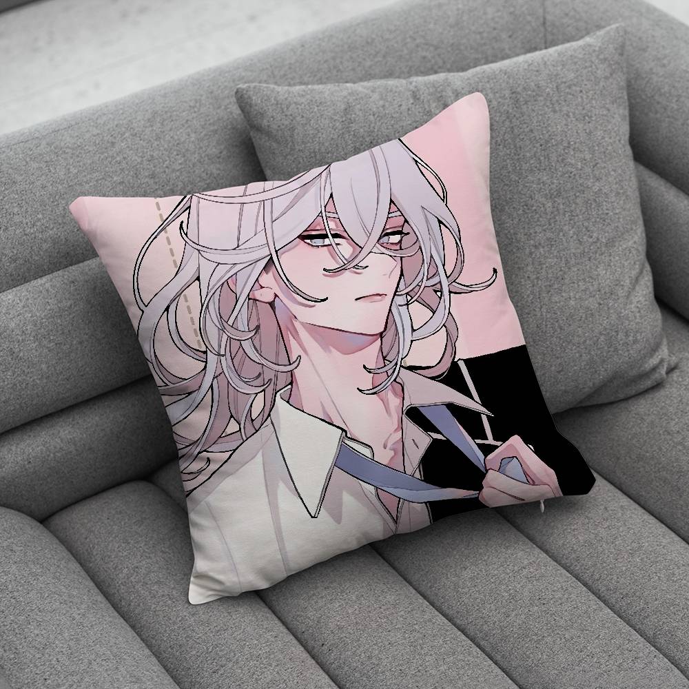 FFall in Love False OOtagi katsura Pillow Case For Home Bedroom Car Office Decoration Living Room Sofa Cushion Cover Suitable