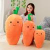 1 Pieza Juguete de Peluche de Zanahoria Grande Creativo de Simulación Almohada de Zanahorias Súper Suave Cojín de Sofá Decoración del Hogar Muñecos Rellenos Regalo de Cumpleaños para Niños