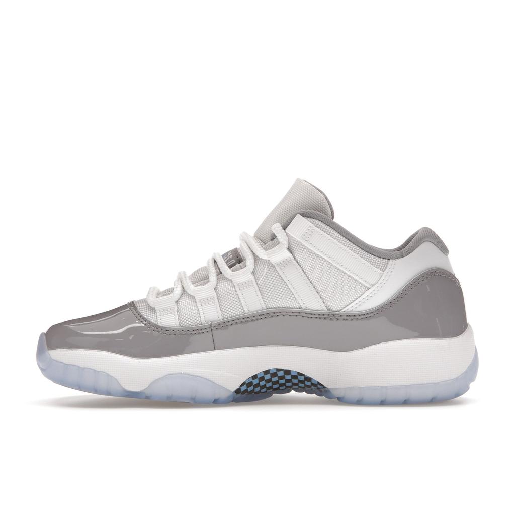 Air Jordan 11 Retro Low GS Cement Grey Kindersneakers Wit University-Blauw 528896-140