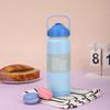 Pastel Color Stainless Steel Vacuum Insulated Travel Tumbler With Straw Lid 24oz Portable Thermos Women Men Outdoor Office