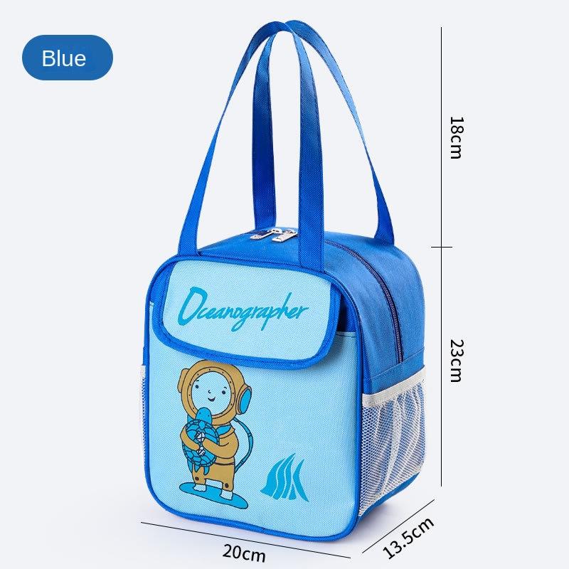 Kids Portable Warm Bag Pack Lunch Box Insulation Package Insulated Thermal Food Picnic Pouch for Boys Girls Kids Children Bag