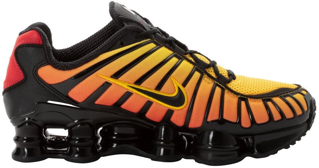 Nike Shox TL Sneakers (AV3595-004) Black/yellow/university Red/black