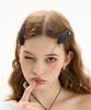 Vvv Baby Dot Logo Hairpin _ Black