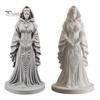 Like-minded Friend Gifts 3D Printed Witch Statue, European Style Mysterious Figurine with Fine Gothic Desk Accessory Texture & Stable Base,