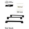 160 Mm Metal Black Drawer Handles Cabinet Kitchen Furniture Handle 1 Piece (16 Cm) = 160mm