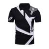 New Men's Summer POLO Shirt Men's Casual Short Sleeve Lapel T-Shirt D Printed Short Sleeve POLO