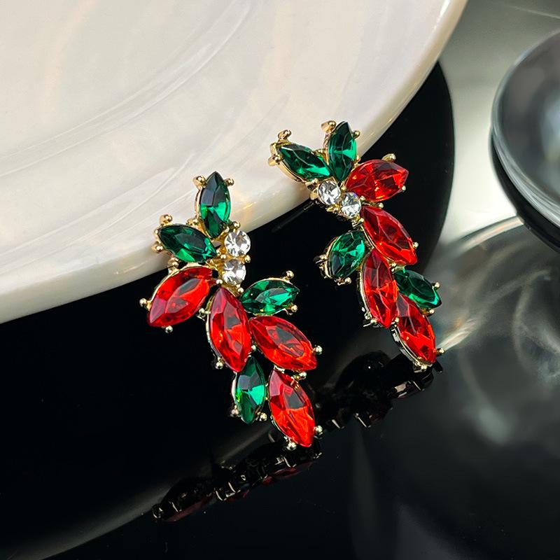 

Разноцветные серьги-подвески с цветами и цирконами для женщин, Яркие серьги для вечеринки и повседневной носки