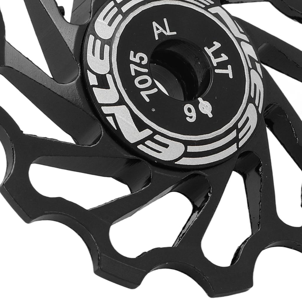 Mountain Bike Rear Derailleur Wheel 11T Metal Ceramic Rear Wheel Roller Bike Accessory