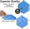 Silicone Square Shape Dog Slow Feeder Lick Mat with Suction Cup for Anxiety Relief and Calming Bathing Pets Bowls