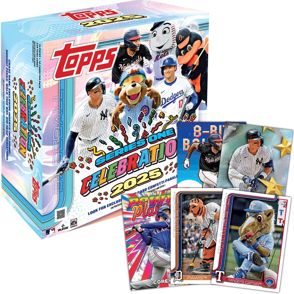 2025 Topps Series 1 MLB Celebration Mega Box Major League Baseball Cards