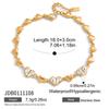 European and American titanium steel love diamond necklace niche accessories collarbone chain jewelry