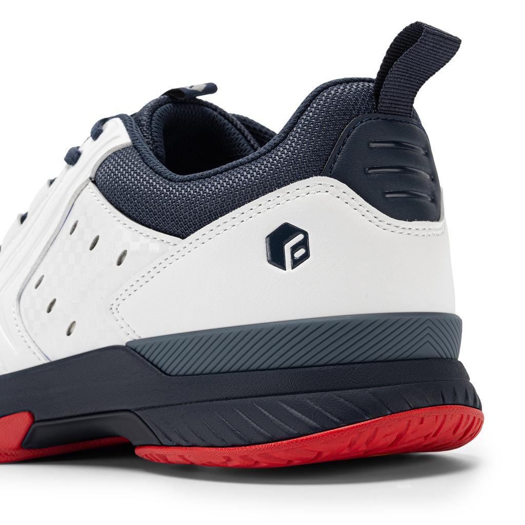 Men's Wide Tennis Shoes Breathable All Court Sneakers with Arch Support for Racquetball and Badminton