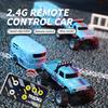 Rc Off-Road Monster Truck 1/64 Remote Control Mini Climbing Car, Alloy Material, 2.4G Remote Control Electric Off-Road Vehicle.