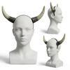 Pu Cosplay Hairband Ox Horn Halloween Hair Hoop Halloween Horns Headband  Masquerade Party