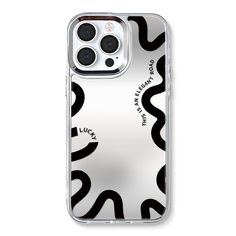 

Чехол для iPhone Zhitai: 15 Pro, 14 Pro, 13, 12 Pro Max — зеркальная конструкция 3 в 1. iPhone 16 Pro