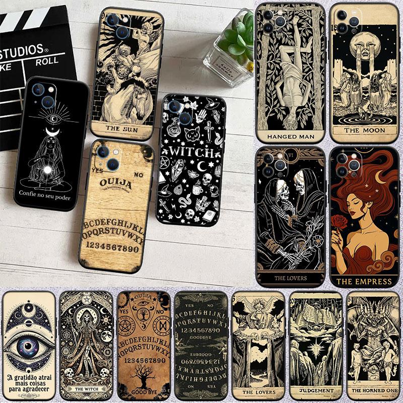 Hexe Divination Tarot Mond Neu Hochwertige Handyhülle für Xiaomi Poco M4 M5 M6 M7 X3 X6 X7 Pro