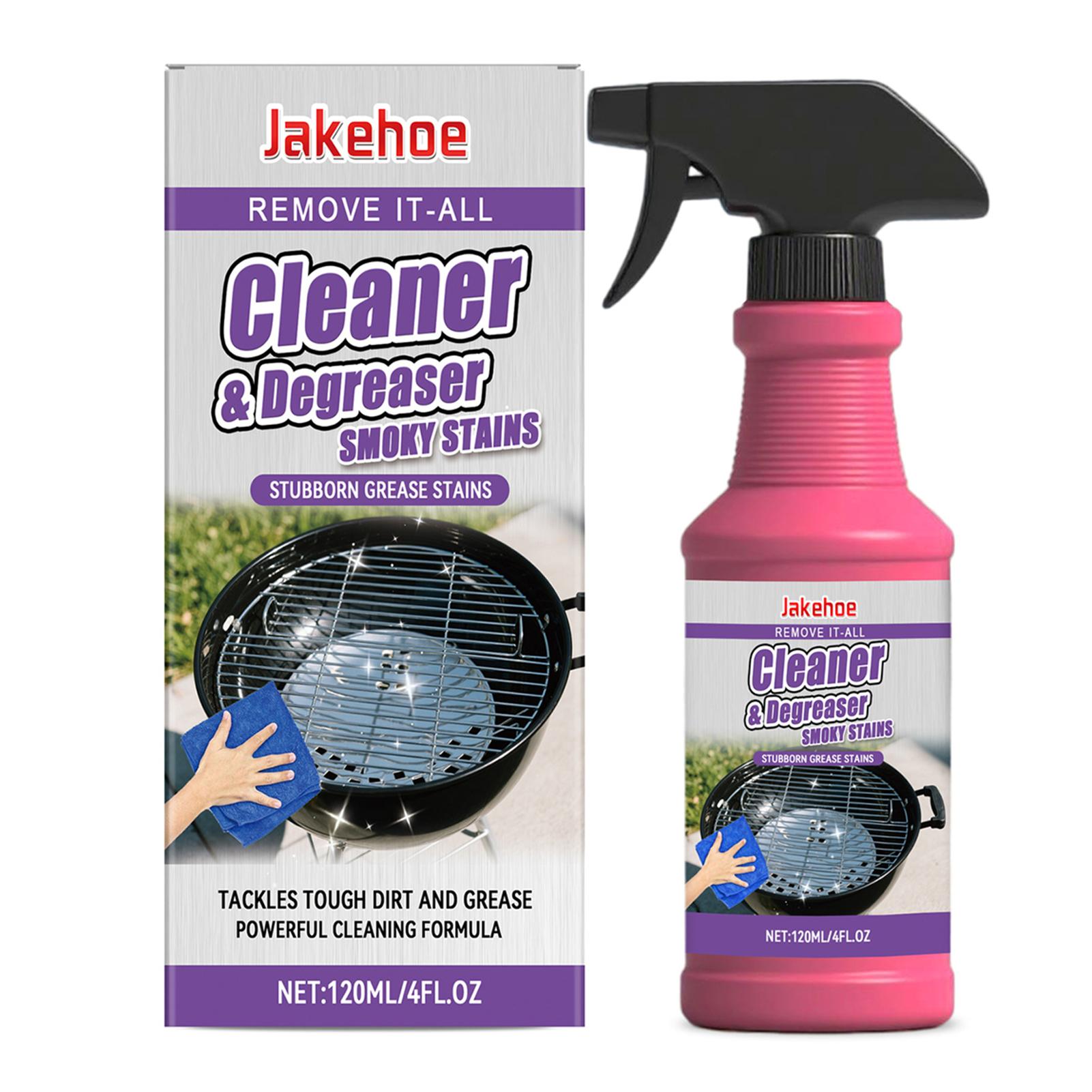 120ml Heavy Oil Cleaner Strong Kitchen Oil Stain Degreaser Oil Stain Remover Cleaning Grill Oven Household Stove Cleaning Spray 1pc