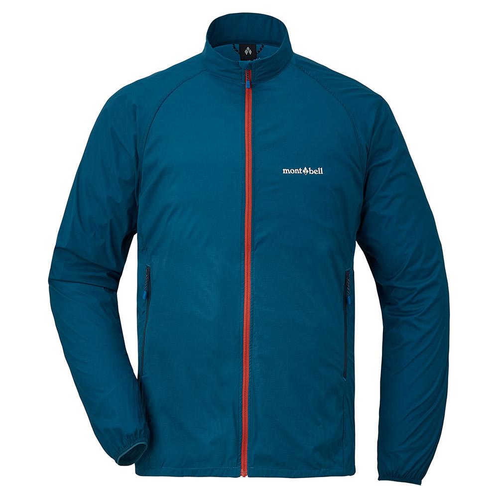 Montbell Ul Stretch Wind Jacket Men'S Teal Jbwismjw401