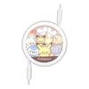Gourmandies Pokemon Pokepiece PD60W Compatible USB2.0 Reel Type Type-C Cable Brown POKE-955BR