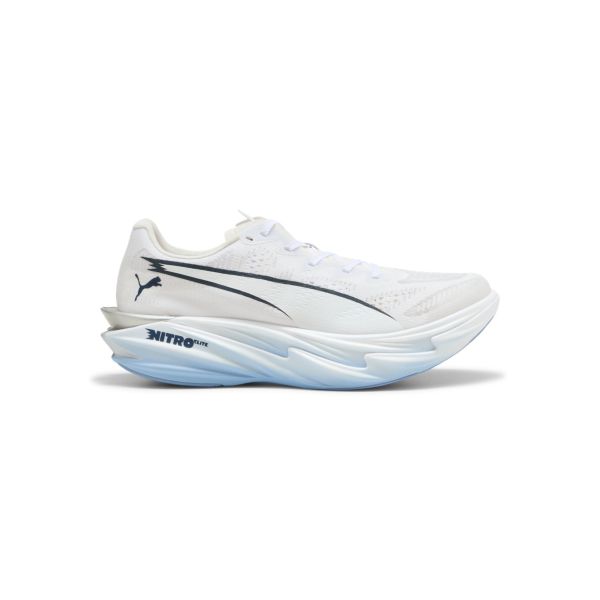 Puma Scarpe da Corsa Deviate Nitro Elite 4 2E Larghe Comode Traspiranti Resistenti Reattive Donna Sneakers Bianco 312128-09